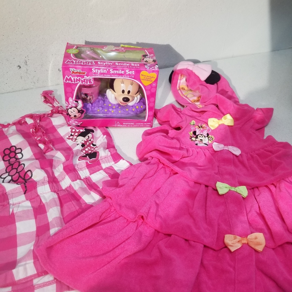 Minnie Mouse Towel Dress, Overall Shorts ant Tooth